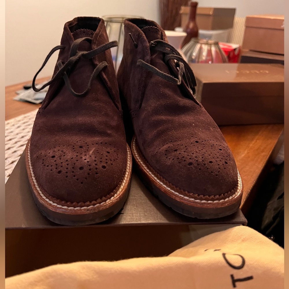 Louis Vuitton Suede Boots - Picture 2 of 5